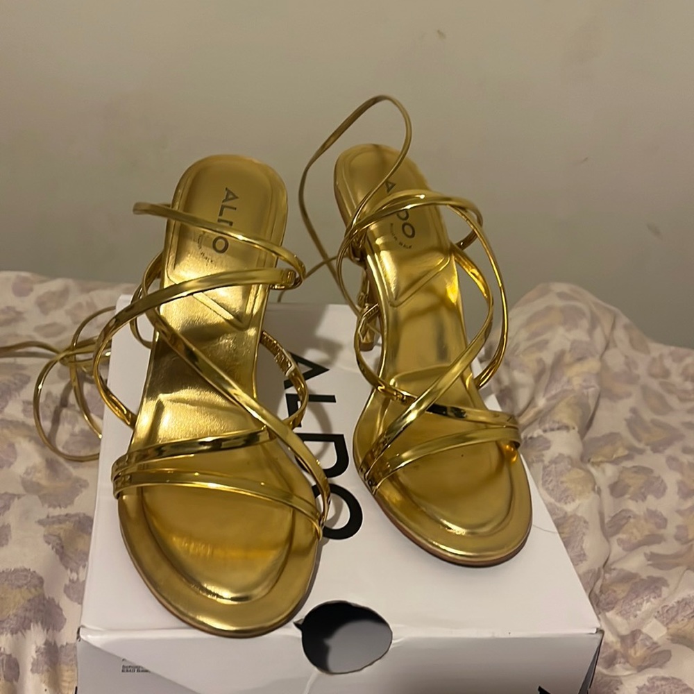 Aldo Gold Heels